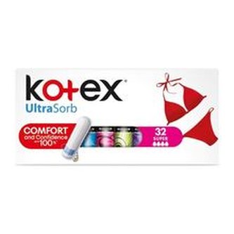 Kotex Tampony Ultra Sorb Super (Tampons) Varianta 16 ks woman