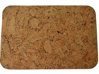 prostírání obdélník oblé rohy 36x25cm korek (6ks)