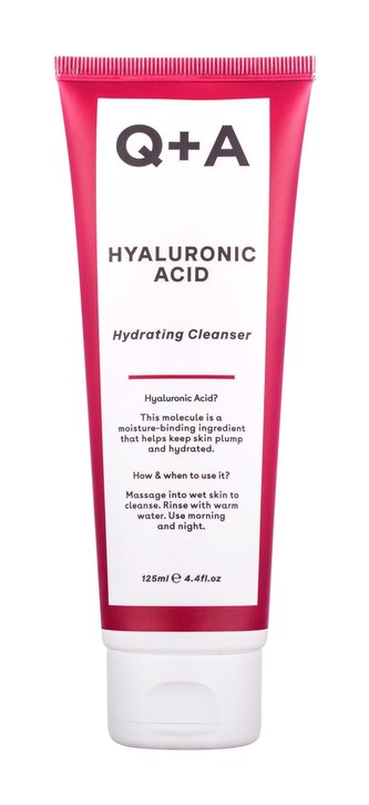 Q+A Hyaluronic Acid Čisticí gel Hydrating Cleanser 125 ml pro ženy