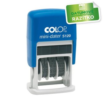 Razítko datumové "S120", COLOP 1051206 Razítko datumové "S120", COLOP 1051206