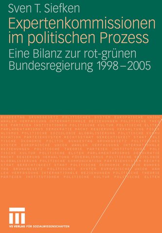 Expertenkommissionen im politischen Prozess
