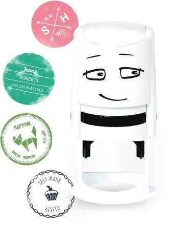 COLOP NIO SET (razítko + polštářek šedé barvy + kód na vlastní online definování otisku)