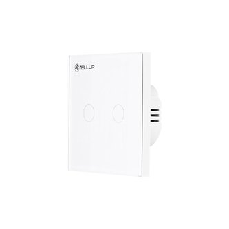 Tellur WiFi Smart Spínač, 2 porty, 1800 W, 10 A., bílý Tellur WiFi Smart Spínač, 2 porty, 1800 W, 10 A., bílý