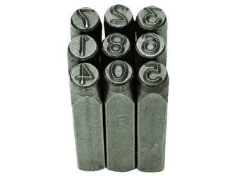 razidla čísla 6mm HOBBY