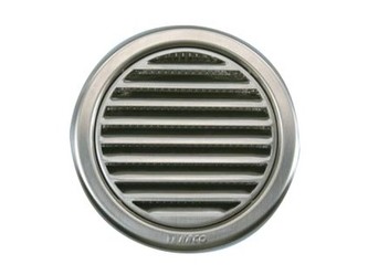 mřížka větrací se síťovinou pr.125mm nerez