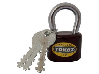 zámek visací 112/50 3kl. TOKOZ (1ks)