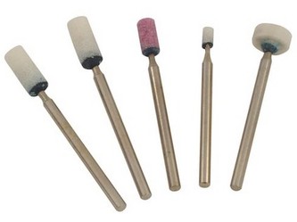 tělíska brusná malá, sada 5díl.