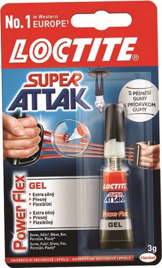 lepidlo vteřinové 3g gel SUPER ATTAK POWER