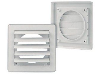 mřížka větrací gravitační PH 175x175/125mm HN