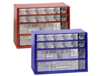 skříňka 3 velikosti 10m,2s,1v 6761 30,5x24cm kov.