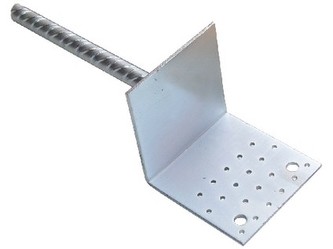 patka kotvicí do země 14-03 120x120mm BV/P Zn