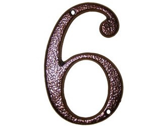 číslo domovní č.6 30016