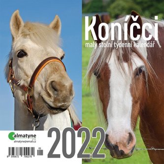 Kalendář 2022 - Koníčci, malý stolní týdenní, 143 x 140 mm