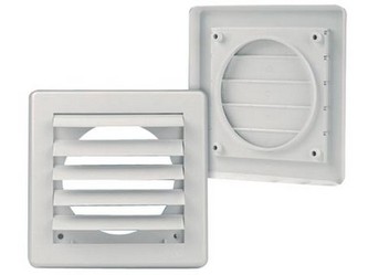 mřížka větrací gravitační PH 150x150/100mm BÍ