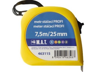 metr stáčecí PROFI 7.5m/19mm