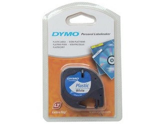 Páska, 12 mm x 4 m, DYMO "Letratag", bílá