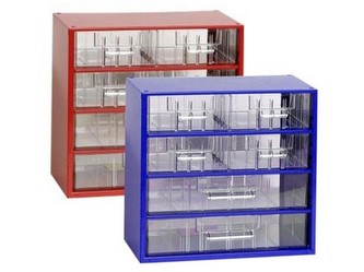 skříňka 2 velikosti 4s,2v 6768 30,5x28cm kov.