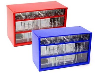 skříňka 3 velikosti 5m,2s,1v 6733 30,5x19,5cm kov.