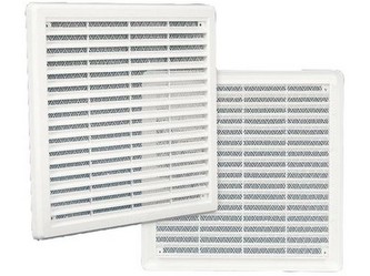 mřížka větrací se síťovinou krytka PH 150x150mm BÍ