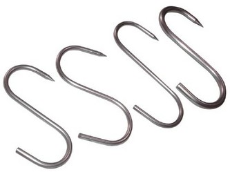 hák řeznický 140/5 nerez (5ks)