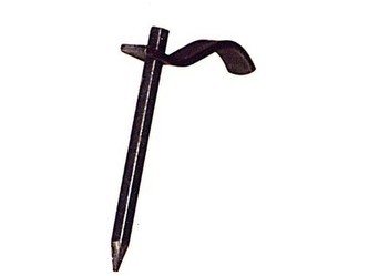 skoba fasádní dvoudílná (5ks)