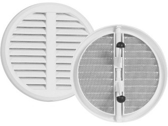 mřížka větrací se síť. stavitel.krytka PH pr.125-160mm BÍ