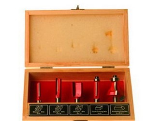 fréza do dřeva tvarová 8mm sada 5díl.