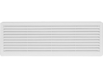 mřížka větrací dveřní PH 400x130mm BÍ (2ks)