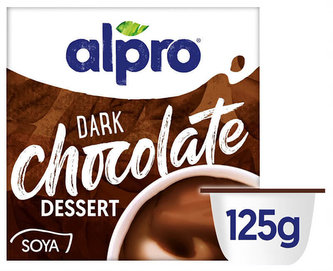 Alpro Sójový dezert s příchutí hořké čokolády 4 x 125 g