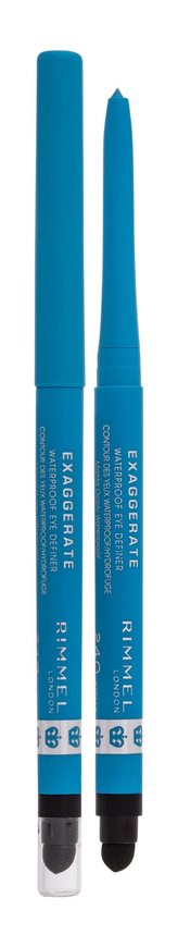 Rimmel London Exaggerate Tužka na oči 0,28 g 240 Aqua Sparkle Waterproof pro ženy