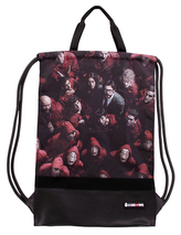 Batoh - pytlík gym bag Netflix|La Casa De Papel|Papírový dům: Money Heist (34 x 49 cm)