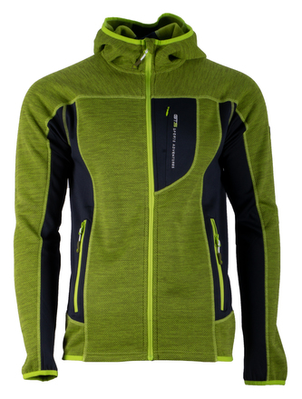 GTS 3018 M S20 - Pánská fleece mikina s kapucí - olive - S