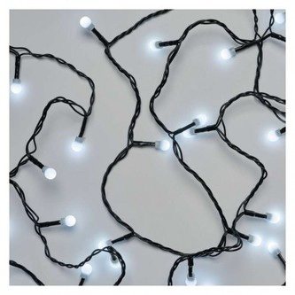 LED vánoční cherry řetěz – kuličky, 2,5 m, vnitřní, studená bílá LED vánoční cherry řetěz – kuličky, 2,5 m, vnitřní, studená bílá