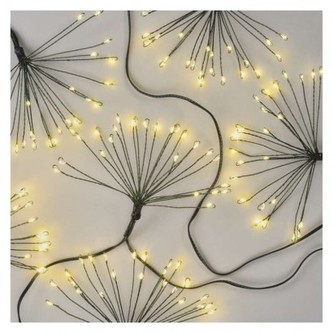 LED světelný řetěz – svítící trsy, nano, 8 m, vnitřní, teplá bílá, časovač LED světelný řetěz – svítící trsy, nano, 8 m, vnitřní, teplá bílá, časovač