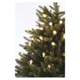 LED světelný řetěz – žárovky, 2,25 m, 3x AA, vnitřní, teplá bílá