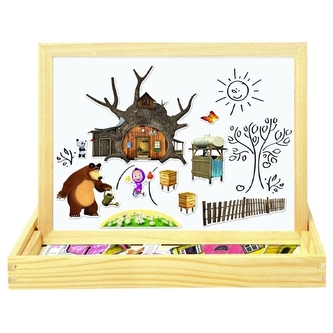 Máša a medvěd - magnetická tabulka