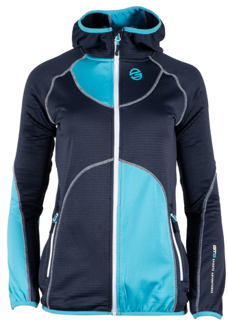 GTS 3015 L S20 - Dámská mikina Waffle Fleece, Bicolour - navy - 42