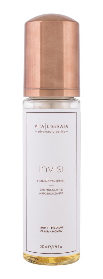 Vita Liberata Invisi Samoopalovací přípravek Foaming Tan Water 200 ml Light-Medium pro ženy