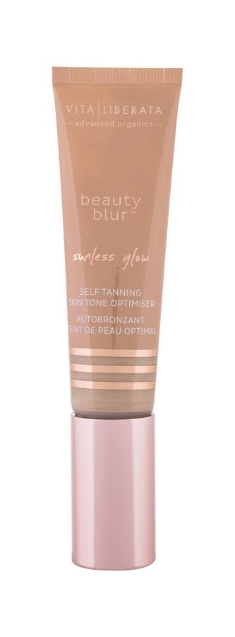Vita Liberata Beauty Blur CC krém Sunless Glow 30 ml Latte Light Primer & Tinted Moisturizer pro ženy