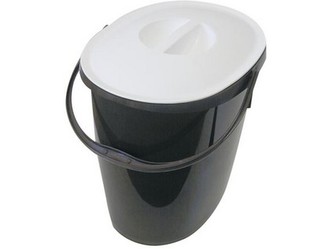 vědro ovál 12l PH HN s víkem BÍ