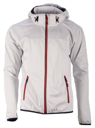 GTS 4013 M S0 - Pánská 3L softshell bunda s kapucí - white - L