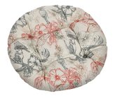 Sedák DANA prošívaný kulatý - ptáčci - průměr 40 cm