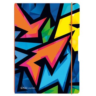 Sešit flex A4/2x40 listů, Neon Art