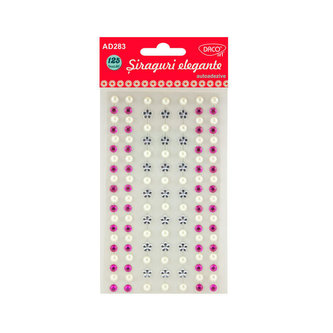 Samolepící kamínky/125 ks/