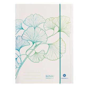 Herlitz - Desky A4 s gumou, GREENline