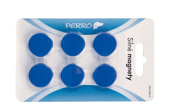 Magnety prů.2 cm modré,6ks