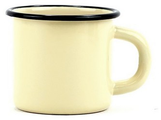 hrnek smalt pr.8cm 0,4l KRÉM