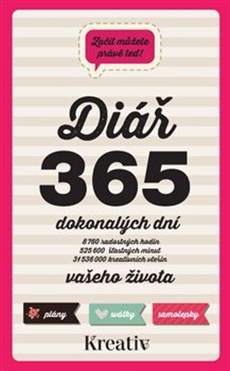 Kreativ – Diář 365 dokonalých dní