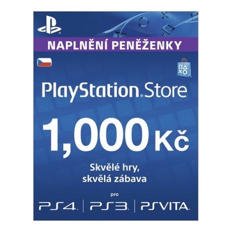 PlayStation Live Cards 1000Kč Hang CZ