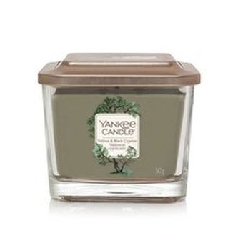 Yankee Candle Aromatická svíčka velká hranatá Vetiver & Black Cypress 552 g unisex